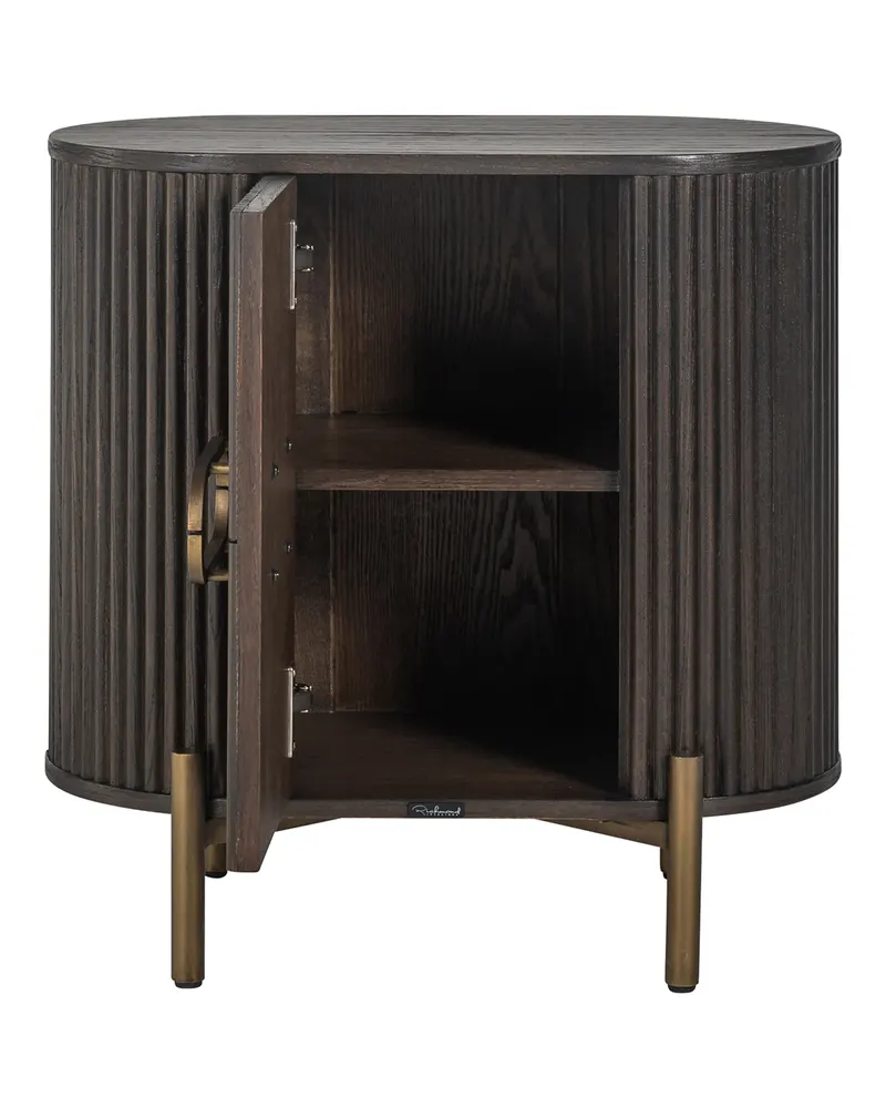 Nachttisch Luxor, Braun von Richmond Interiors, Produktansicht 2