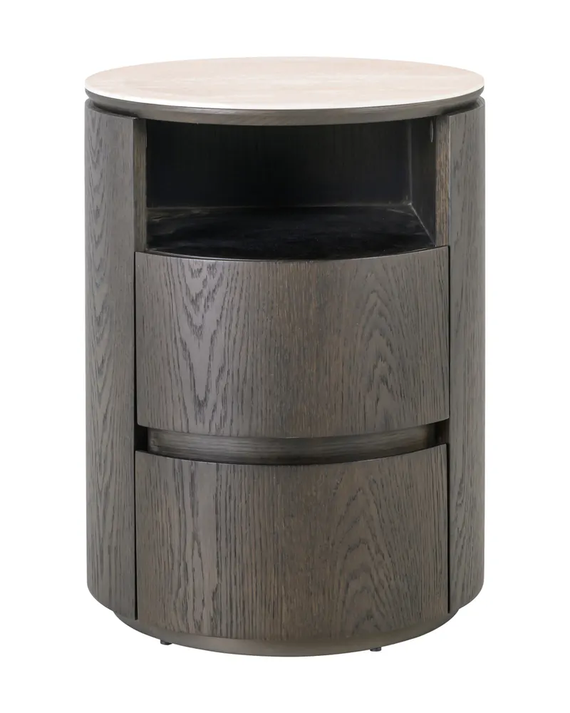 Nachttisch Nando, Braun von Richmond Interiors