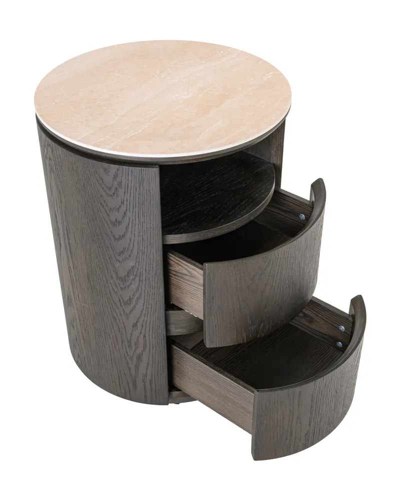 Nachttisch Nando, Braun von Richmond Interiors, Produktansicht 5