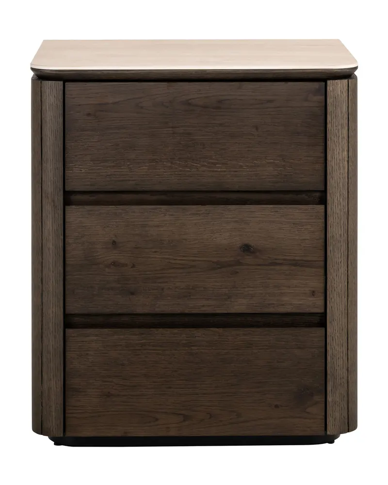 Nachttisch Ritz, Braun von Richmond Interiors