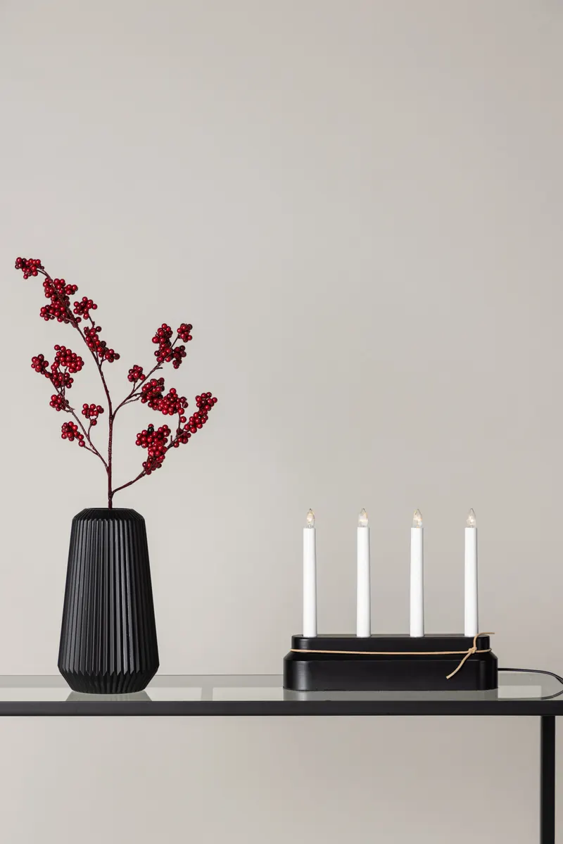 Näsfjället Weihnachtsbeleuchtung mit vier LED-Kerzen, im Wohnraum, Ansicht 1