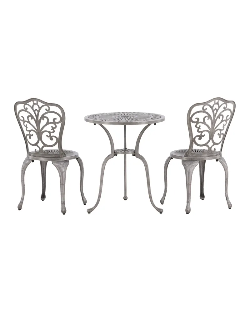 Nandin Balkonmöbel-Set mit rundem Tisch und zwei Stühlen, Ansicht 7