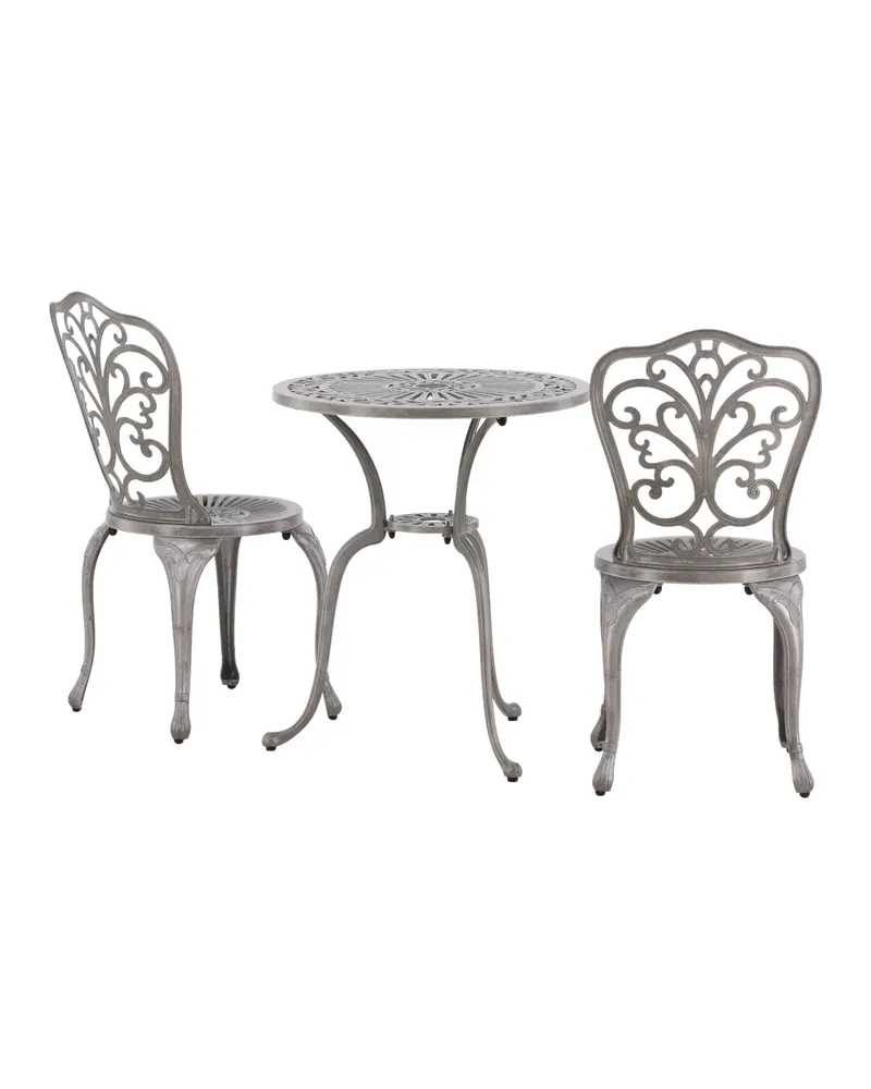 Nandin Balkonmöbel-Set mit rundem Tisch und zwei Stühlen, Ansicht 8