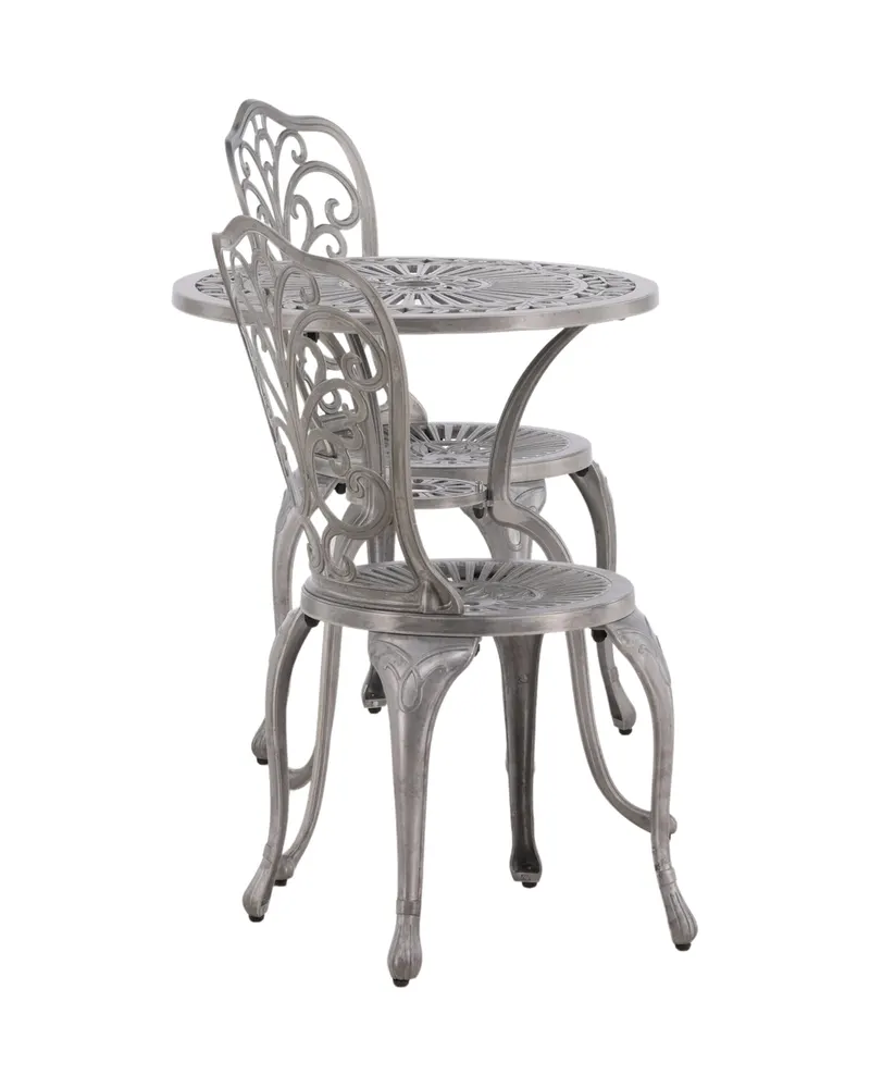 Nandin Balkonmöbel-Set mit rundem Tisch und zwei Stühlen, Ansicht 10