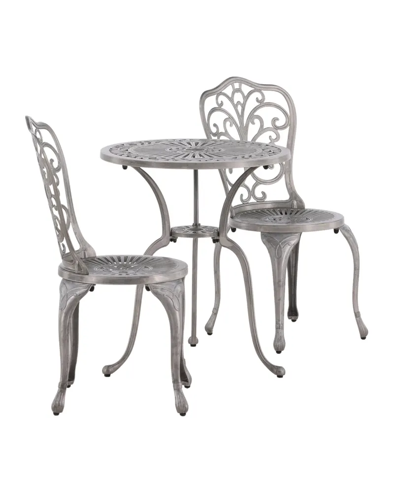 Nandin Balkonmöbel-Set mit rundem Tisch und zwei Stühlen, Ansicht 11