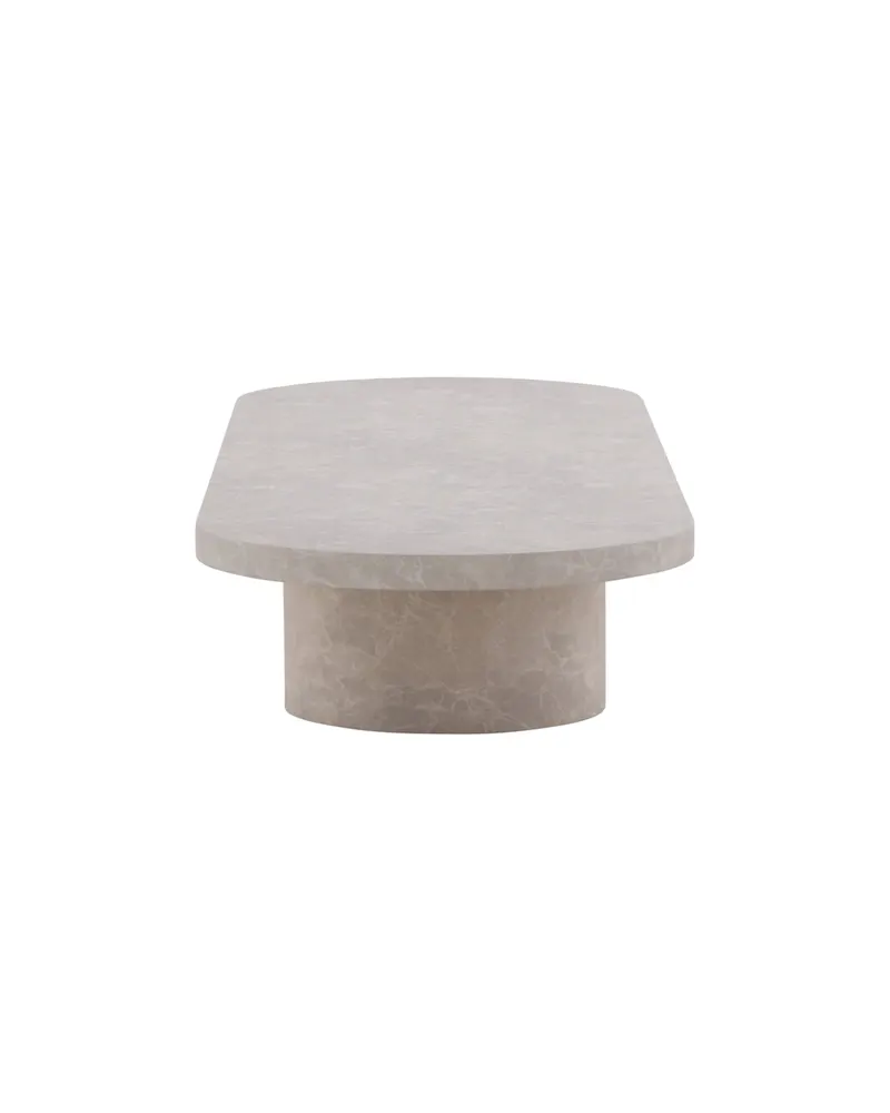 Narvik ovaler Couchtisch in 190 × 60 cm, Beige, Ansicht 7
