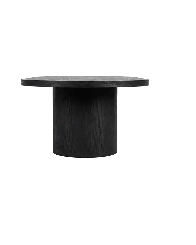 Narvik ovaler Couchtisch in 120 × 60 cm, Schwarz, Ansicht 2