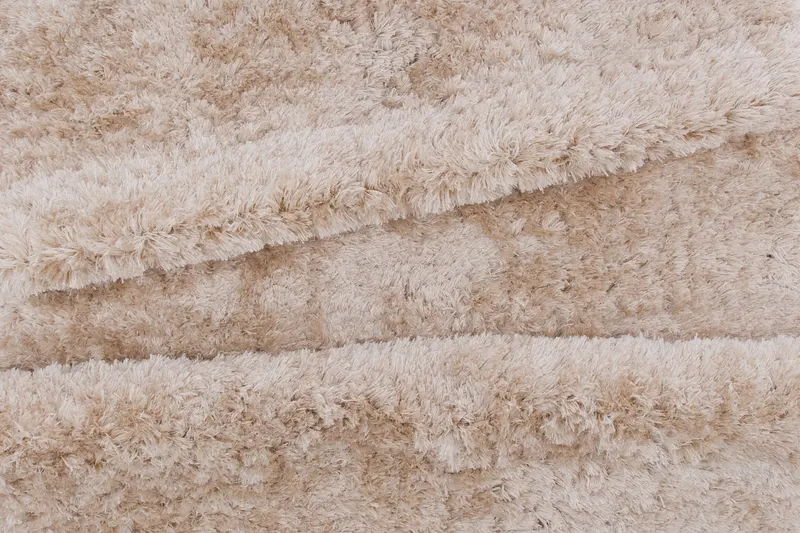 Natta Hochflor-Teppich rechteckig in 230 × 160 cm, Beige, im Wohnraum, Ansicht 2