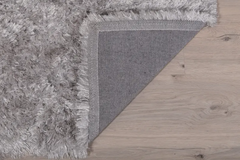 Natta Hochflor-Teppich rechteckig in 230 × 160 cm, Silber, im Wohnraum, Ansicht 5