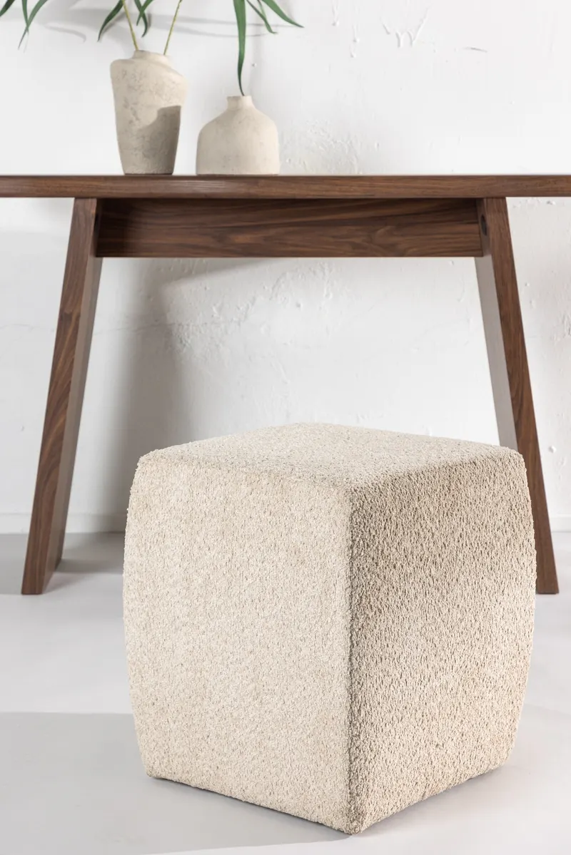 Neapel Hocker in Würfelform, im Wohnraum, Ansicht 1