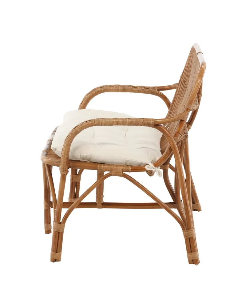 Nella Rattansofa mit Sitzkissen in Natur, Ansicht 9