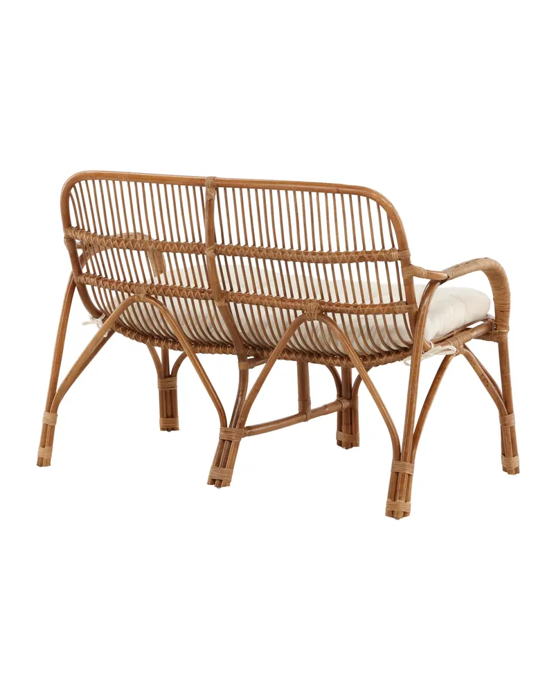 Nella Rattansofa mit Sitzkissen in Natur, Ansicht 11
