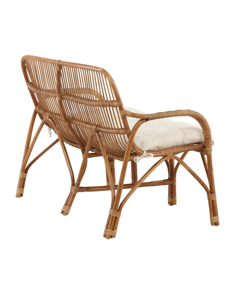 Nella Rattansofa mit Sitzkissen in Natur, Ansicht 12
