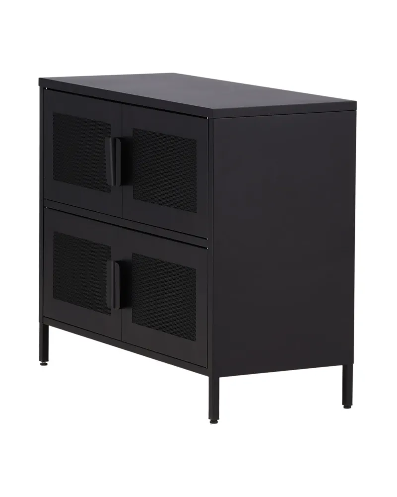 Nett Sideboard aus Stahl mit Netztüren, Ansicht 7
