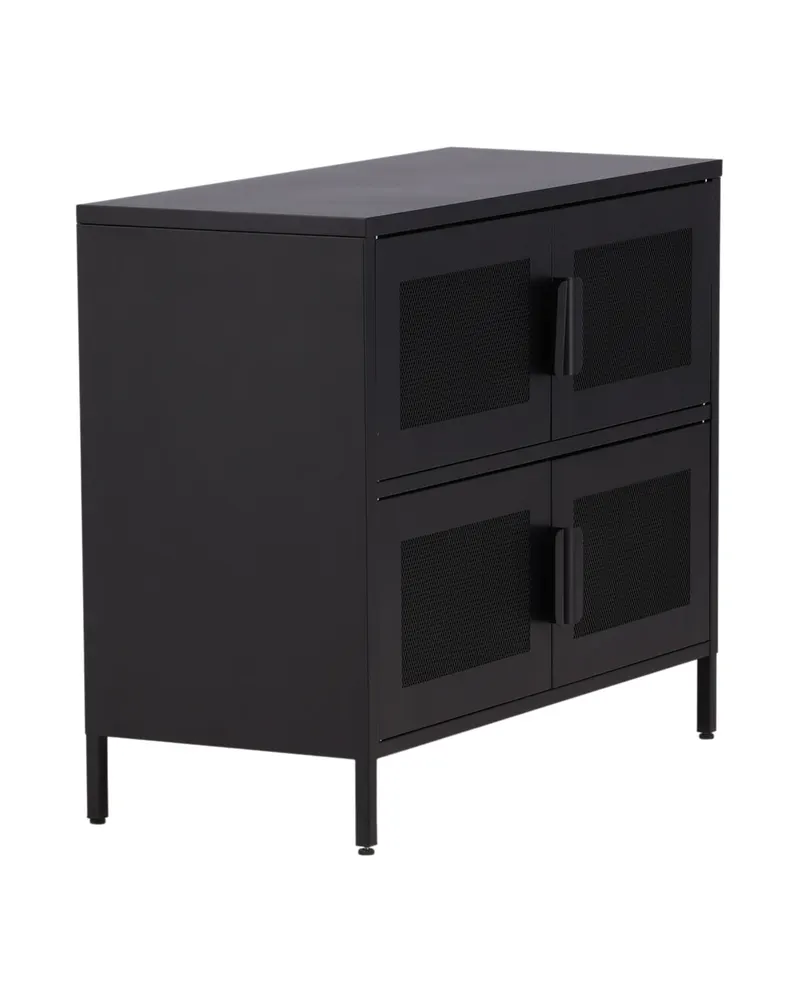 Nett Sideboard aus Stahl mit Netztüren, Ansicht 2