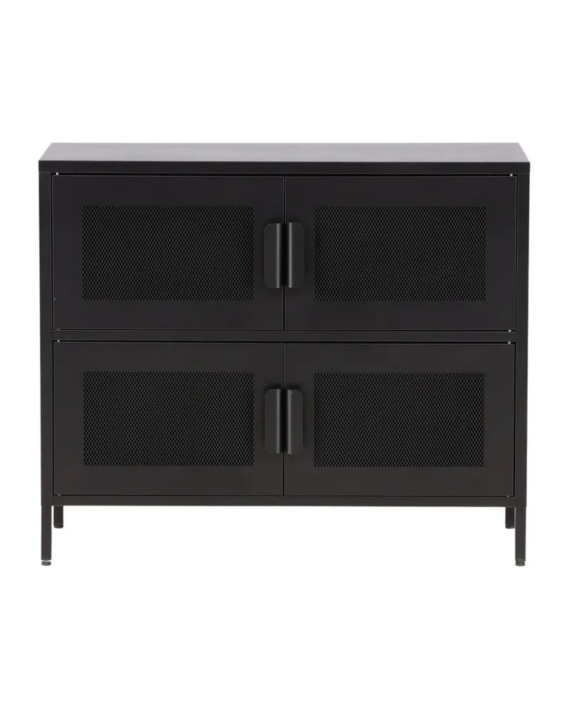 Nett Sideboard aus Stahl mit Netztüren, Ansicht 4