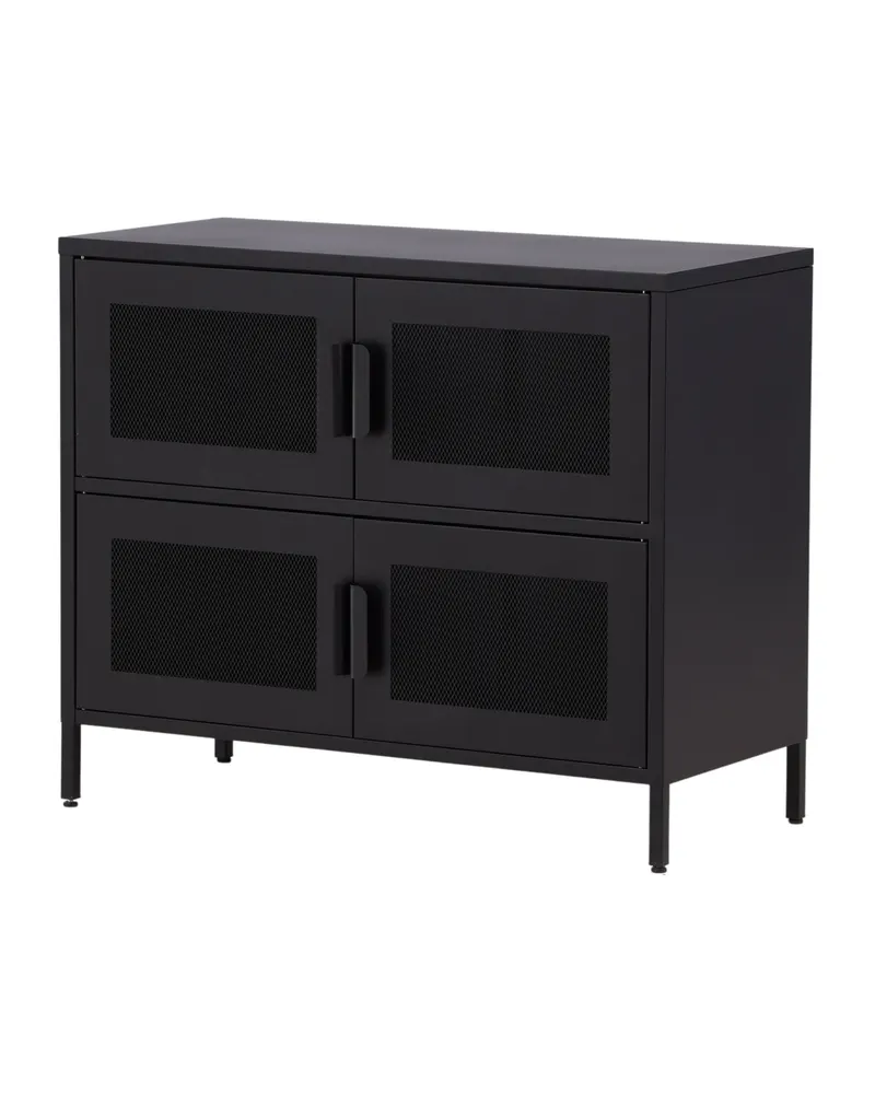 Nett Sideboard aus Stahl mit Netztüren, Ansicht 5