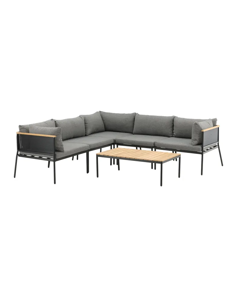 Nettan Gartenlounge mit Ecksofa und Couchtisch, Ansicht 2