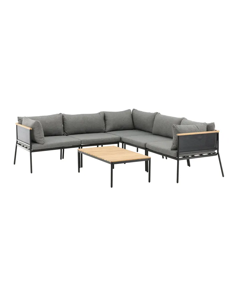Nettan Gartenlounge mit Ecksofa und Couchtisch, Ansicht 3