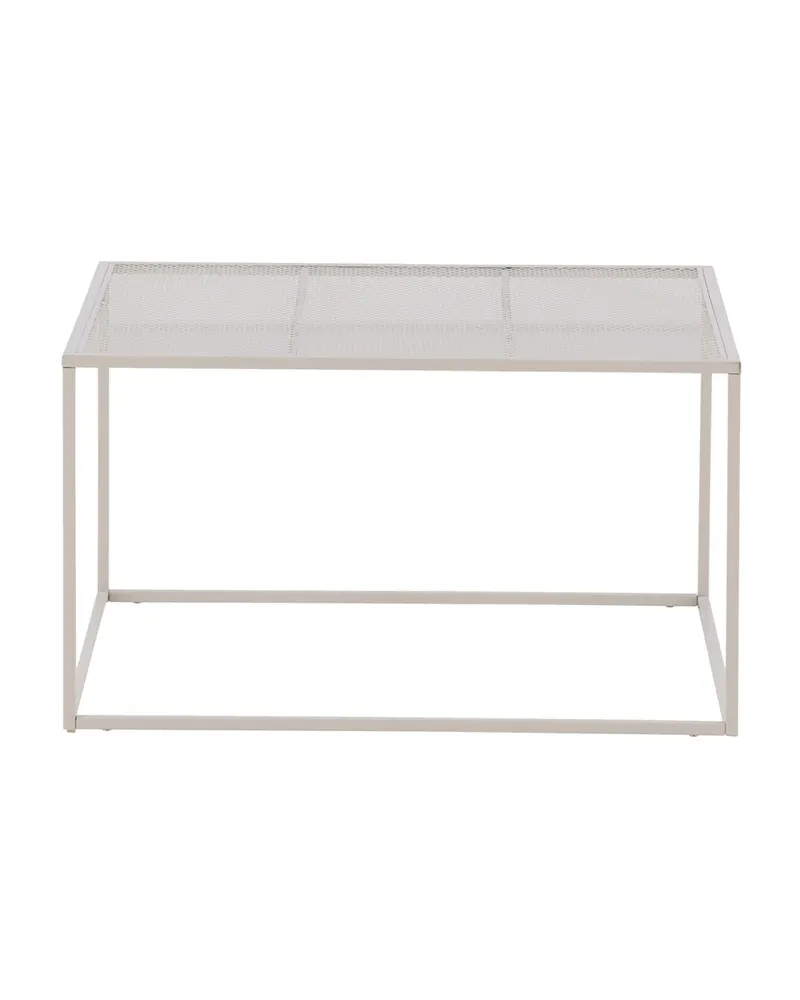 Netz quadratischer Couchtisch in 80 × 80 cm, Beige, Ansicht 1