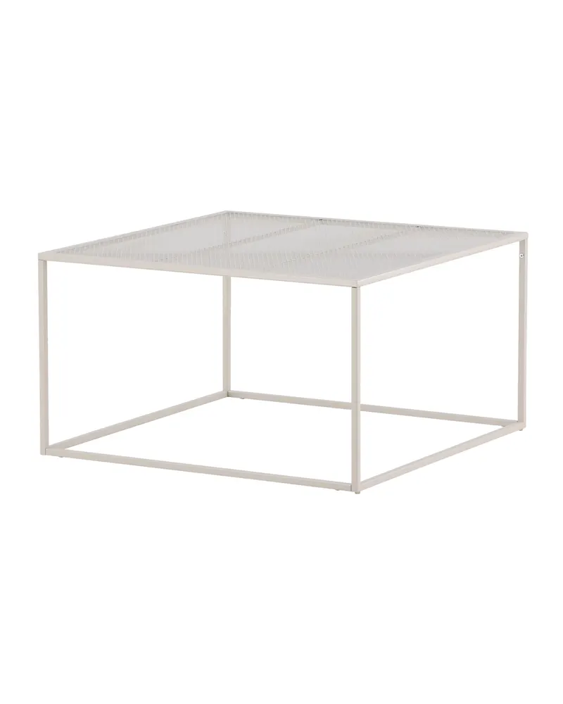 Netz quadratischer Couchtisch in 80 × 80 cm, Beige, Ansicht 8
