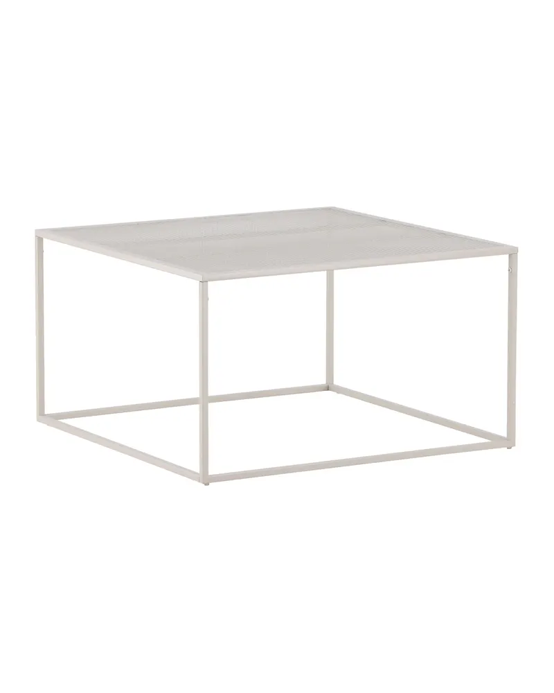 Netz quadratischer Couchtisch in 80 × 80 cm, Beige, Ansicht 9