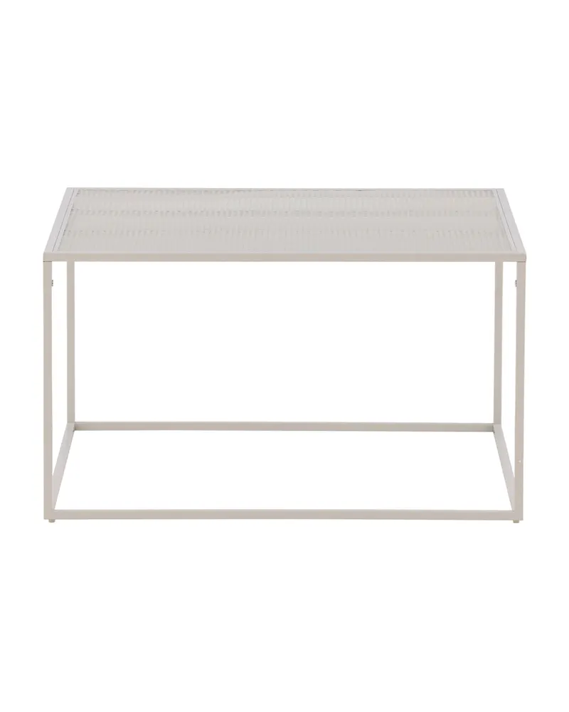 Netz quadratischer Couchtisch in 80 × 80 cm, Beige, Ansicht 10