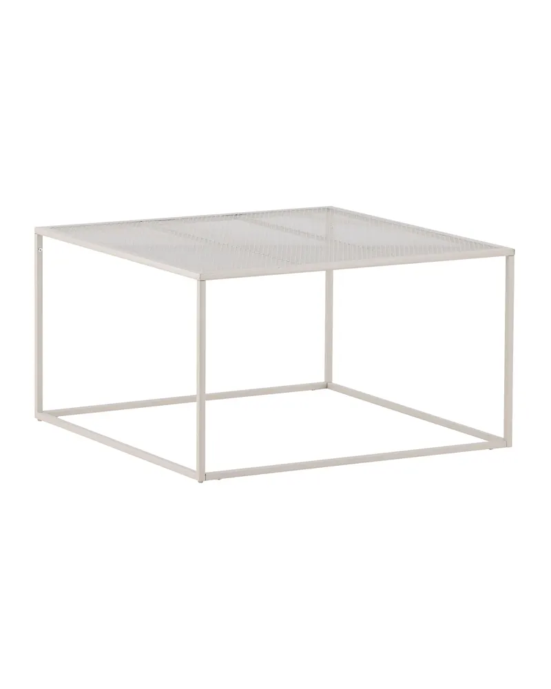 Netz quadratischer Couchtisch in 80 × 80 cm, Beige, Ansicht 12