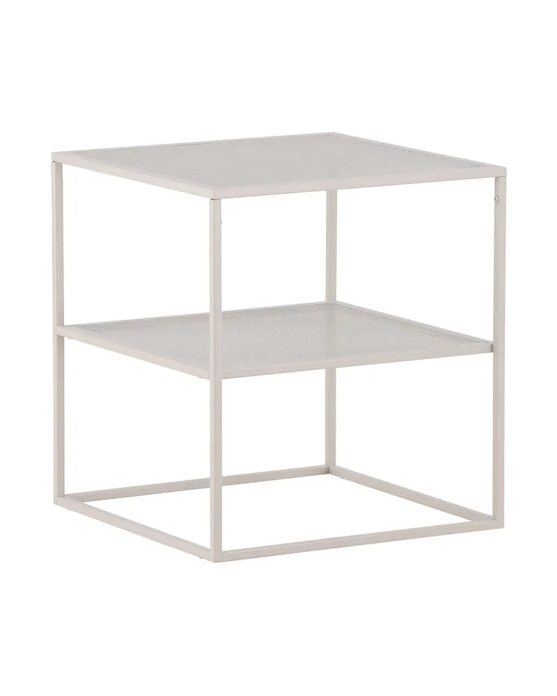 Netz quadratischer Couchtisch in 55 × 55 cm, Beige, Ansicht 6
