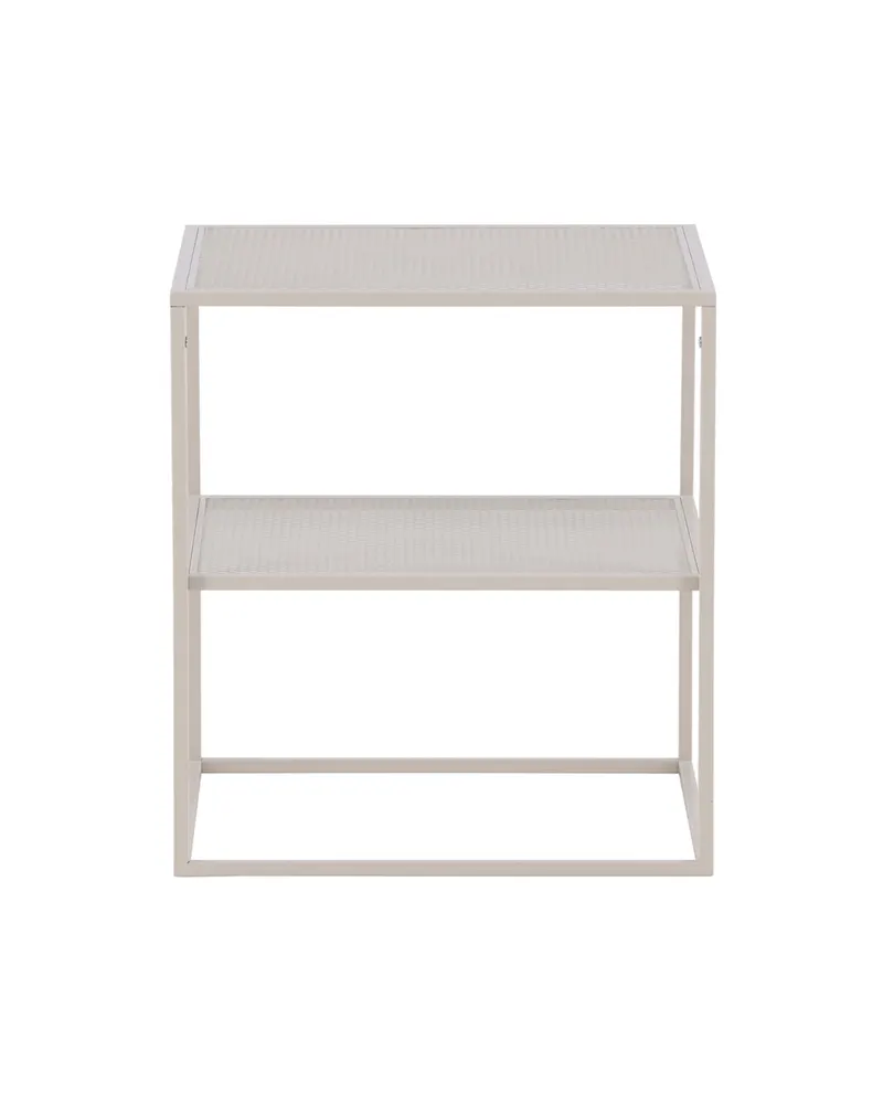 Netz quadratischer Couchtisch in 55 × 55 cm, Beige, Ansicht 7