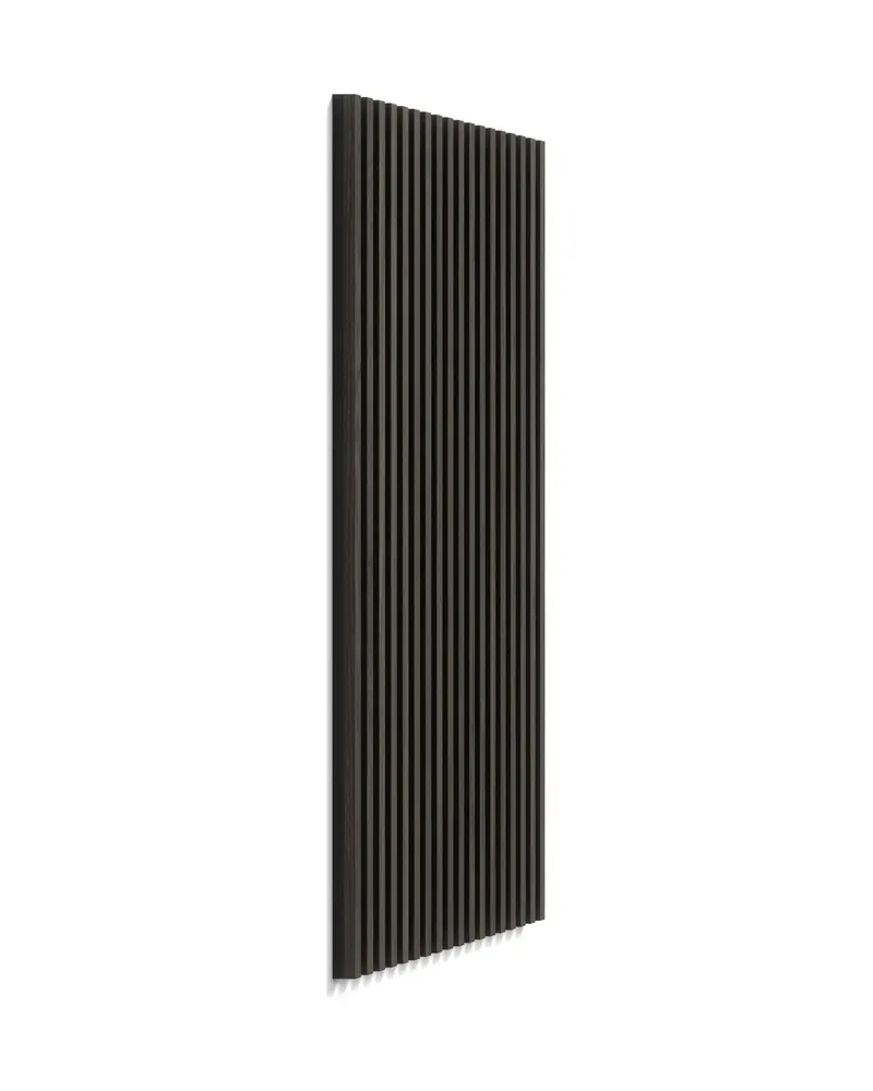 Nimes Garderobenpaneel mit Rillen aus MDF, 73 × 114 cm, Whitewash