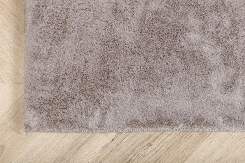 Nina Teppich rechteckig mit Schimmer in 230 × 160 cm, Grau, im Wohnraum, Ansicht 4
