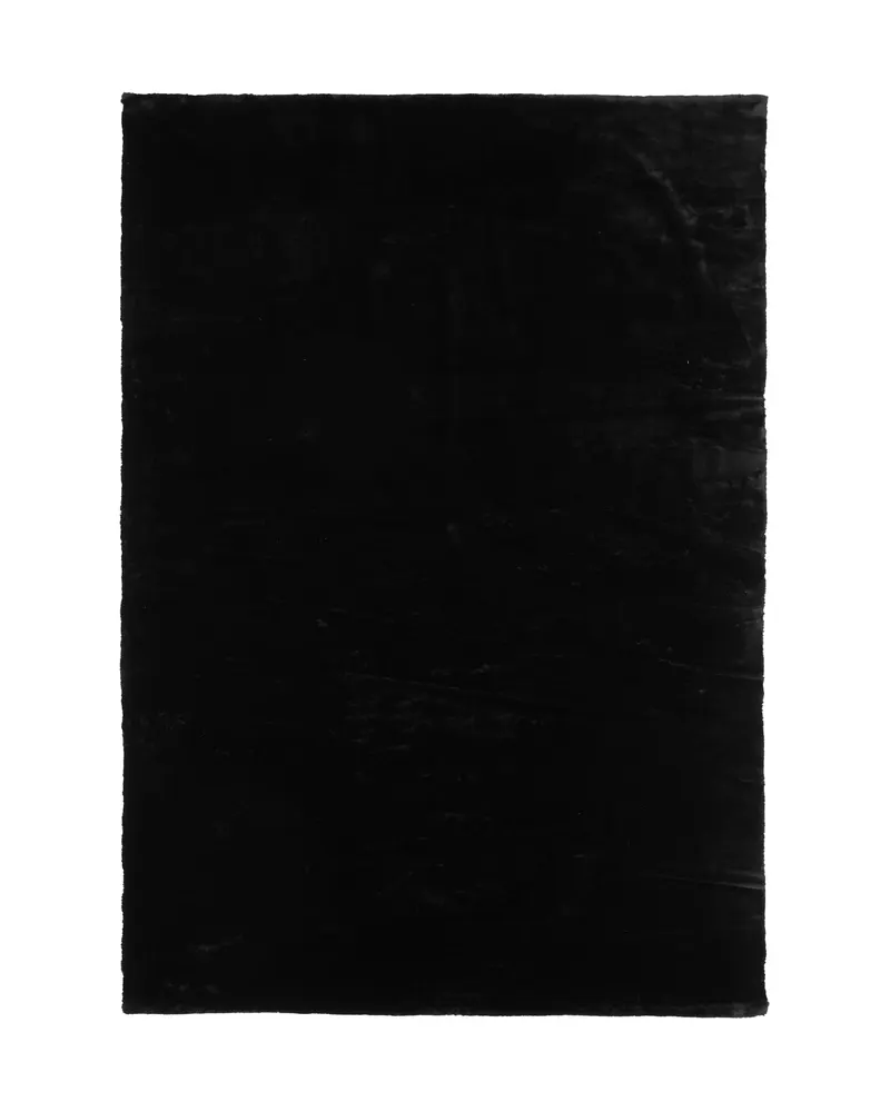 Nina Teppich rechteckig mit Schimmer in 230 × 160 cm, Schwarz, Ansicht 1