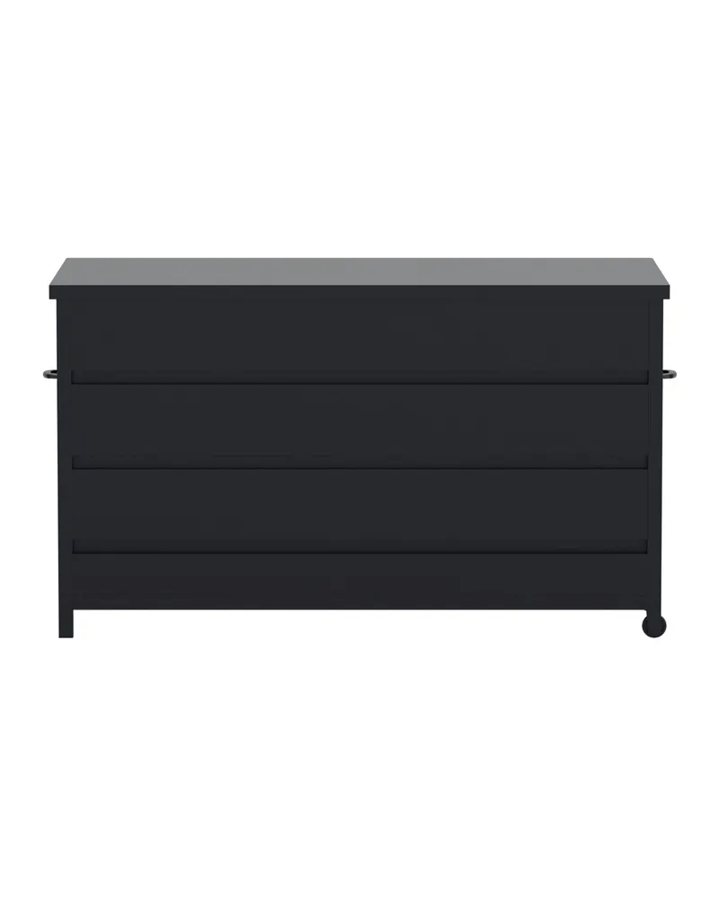 Nisis Gartenbox aus Aluminium mit Rollen, Ansicht 1