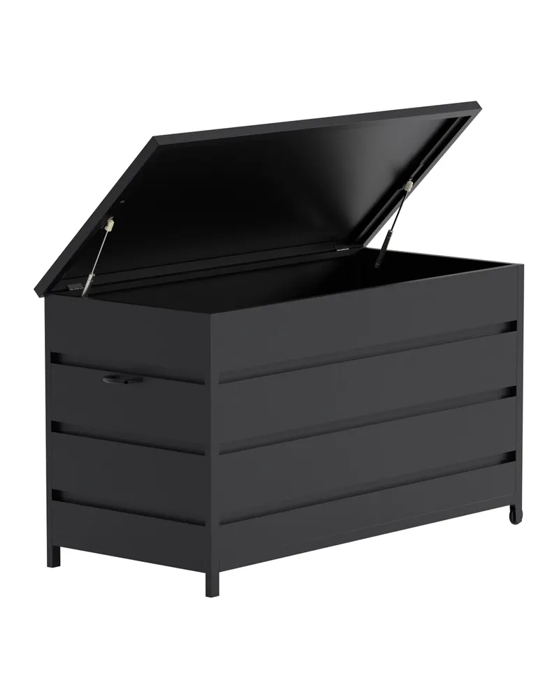 Nisis Gartenbox aus Aluminium mit Rollen, Ansicht 4