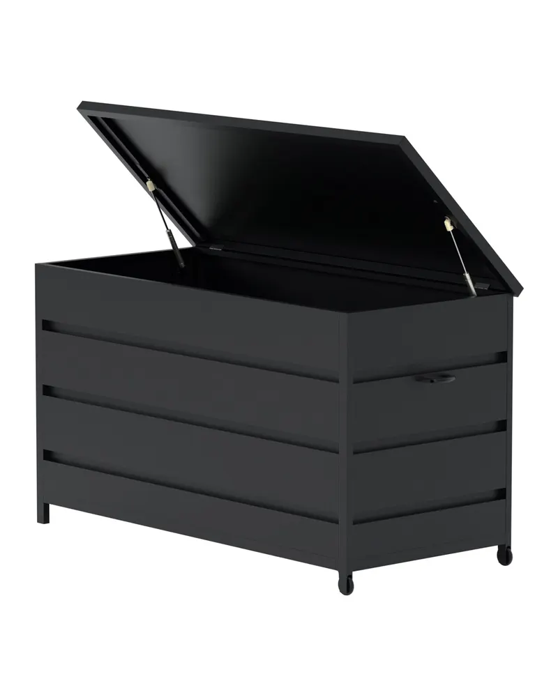 Nisis Gartenbox aus Aluminium mit Rollen, Ansicht 5