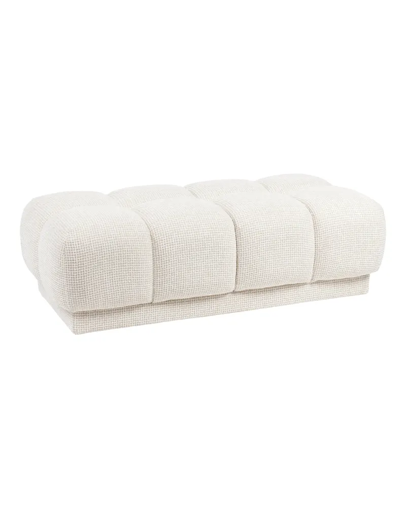 Noah Pouf in Beige blockweave von Richmond Interiors, Produktansicht 3