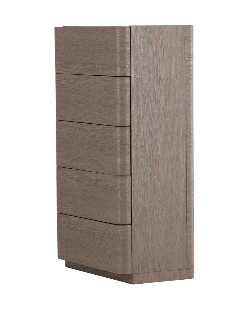Noble Kommode mit gerundeten Seitenkanten in 35 × 100 × 55 cm, Mokka, Ansicht 7