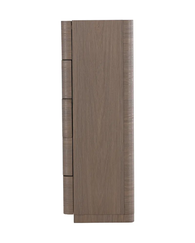 Noble Kommode mit gerundeten Seitenkanten in 35 × 100 × 55 cm, Mokka, Ansicht 8