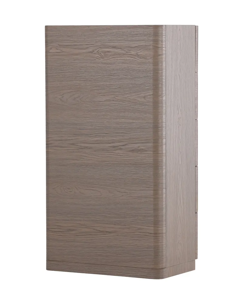 Noble Kommode mit gerundeten Seitenkanten in 35 × 100 × 55 cm, Mokka, Ansicht 11