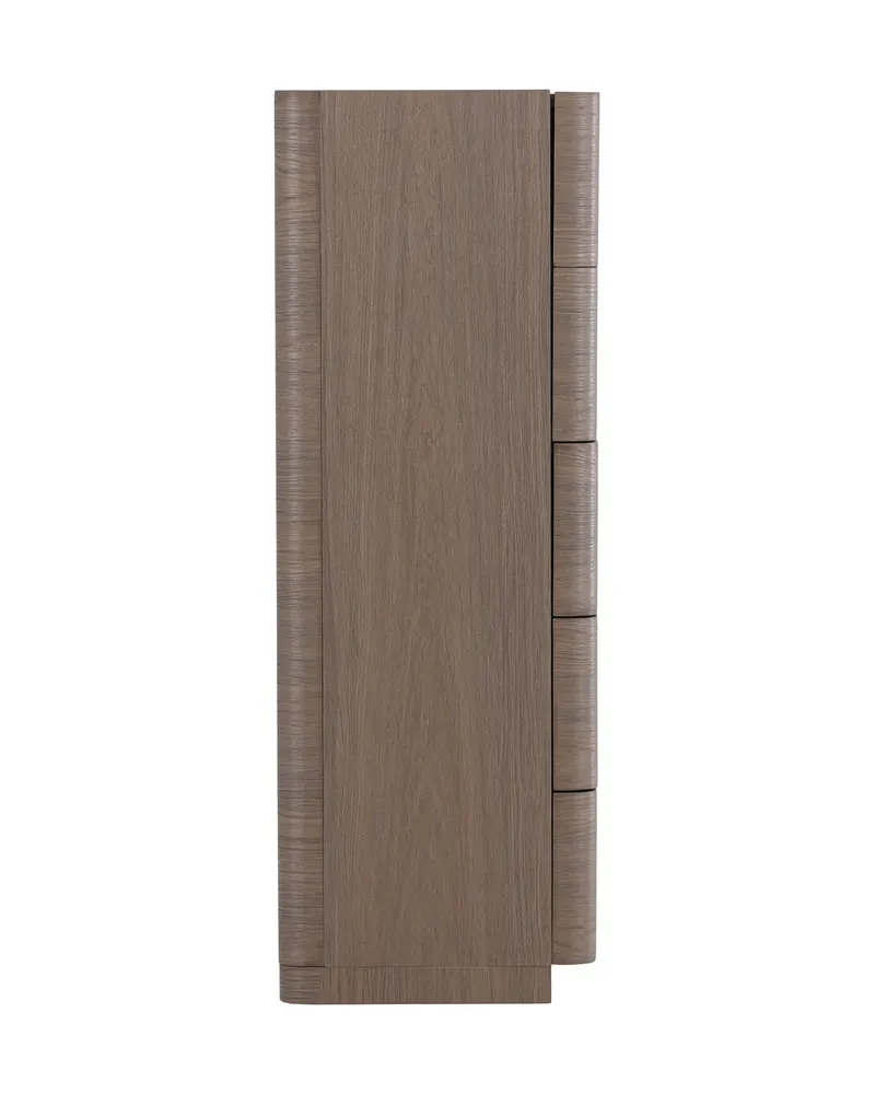 Noble Kommode mit gerundeten Seitenkanten in 35 × 100 × 55 cm, Mokka, Ansicht 4