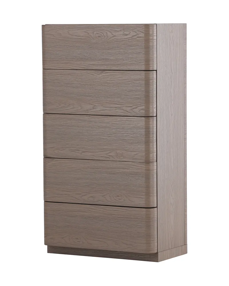 Noble Kommode mit gerundeten Seitenkanten in 35 × 100 × 55 cm, Mokka, Ansicht 5