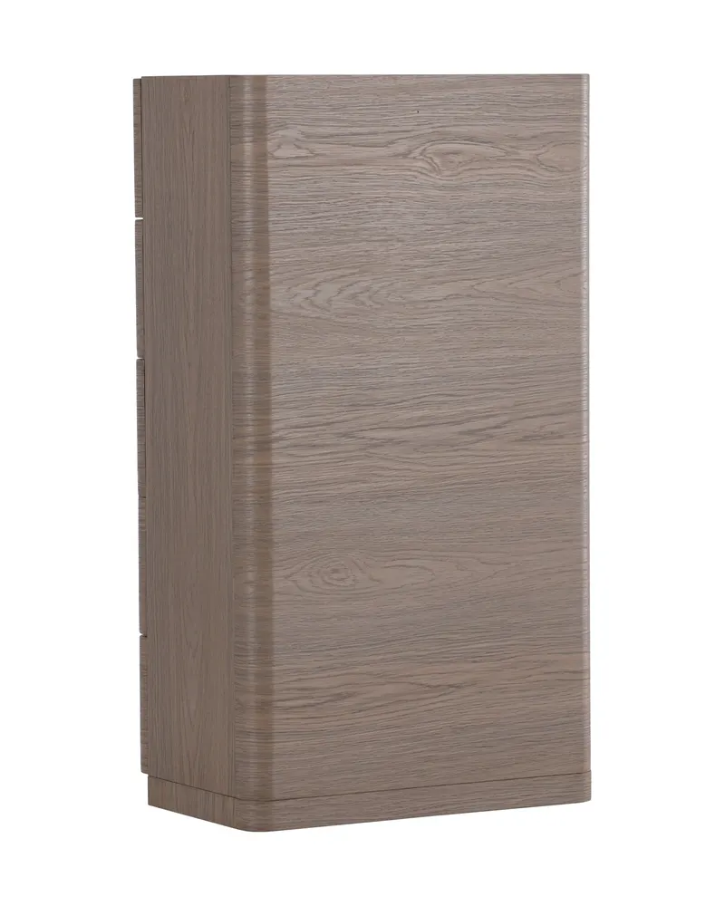 Noble Kommode mit gerundeten Seitenkanten in 35 × 100 × 55 cm, Mokka, Ansicht 6