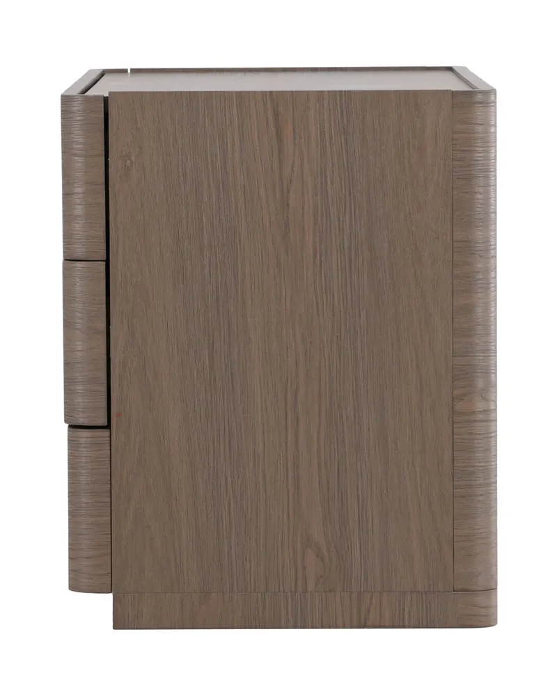 Noble Kommode mit gerundeten Seitenkanten in 48 × 60 × 100 cm, Mokka, Ansicht 8