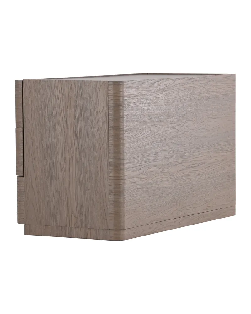 Noble Kommode mit gerundeten Seitenkanten in 48 × 60 × 100 cm, Mokka, Ansicht 9