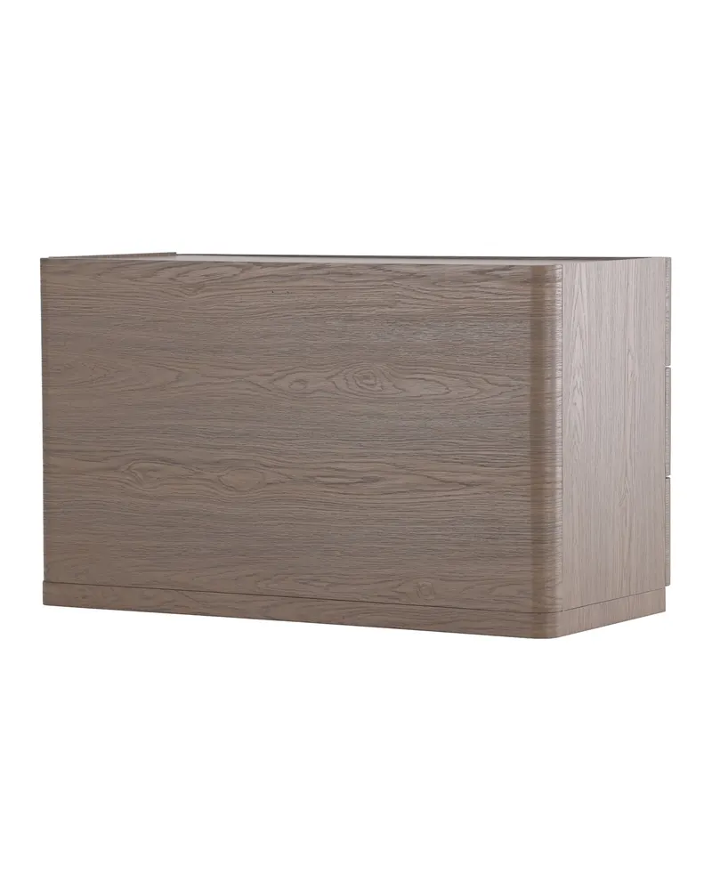 Noble Kommode mit gerundeten Seitenkanten in 48 × 60 × 100 cm, Mokka, Ansicht 11