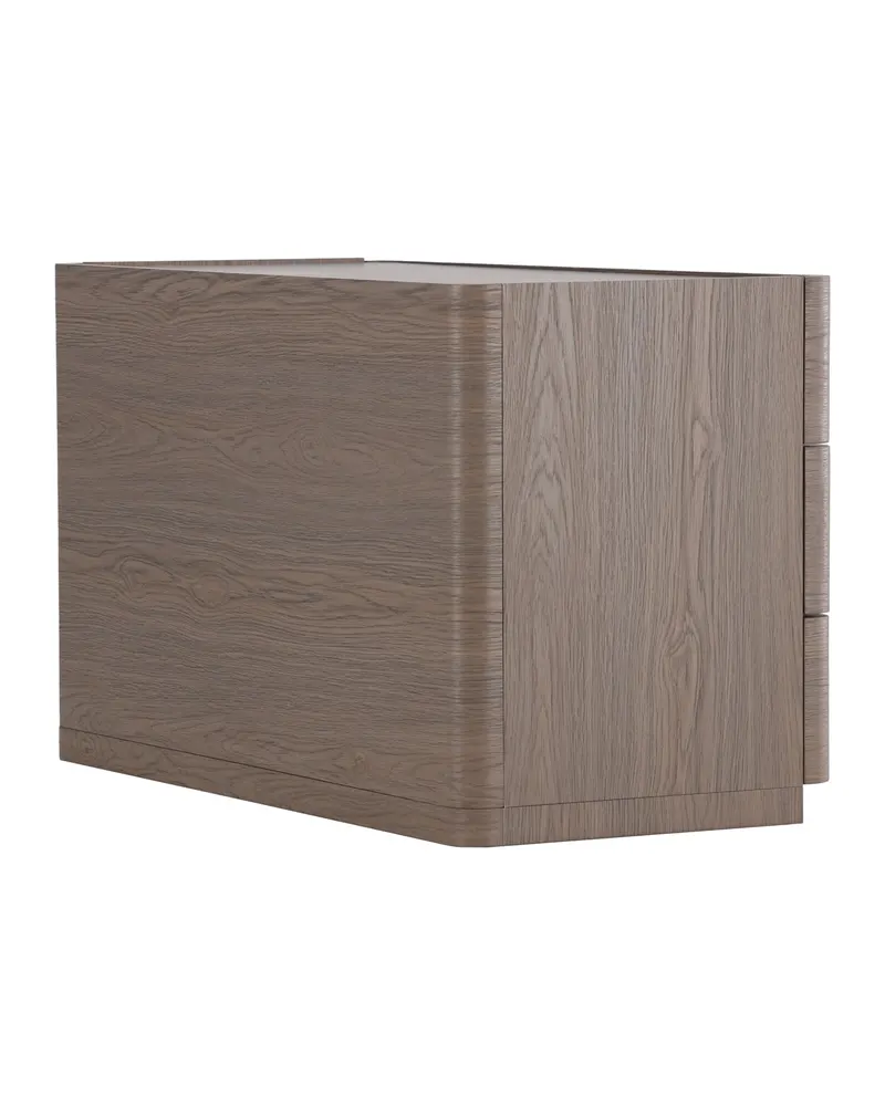 Noble Kommode mit gerundeten Seitenkanten in 48 × 60 × 100 cm, Mokka, Ansicht 12