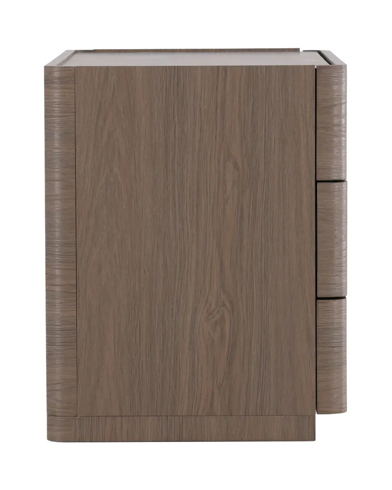 Noble Kommode mit gerundeten Seitenkanten in 48 × 60 × 100 cm, Mokka, Ansicht 4