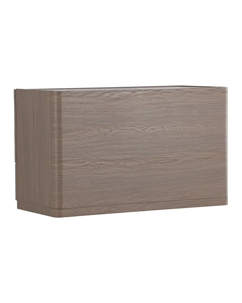 Noble Kommode mit gerundeten Seitenkanten in 48 × 60 × 100 cm, Mokka, Ansicht 6
