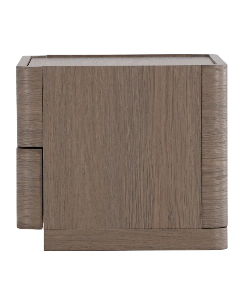 Noble Kommode mit gerundeten Seitenkanten in 40 × 36 × 50 cm, Mokka, Ansicht 8